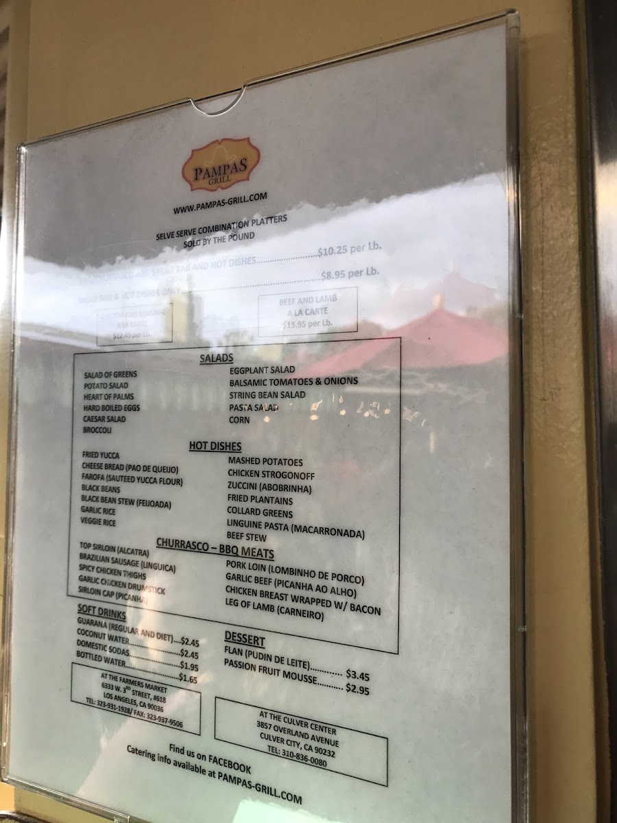 Pampas Grill Menu - Image 4
